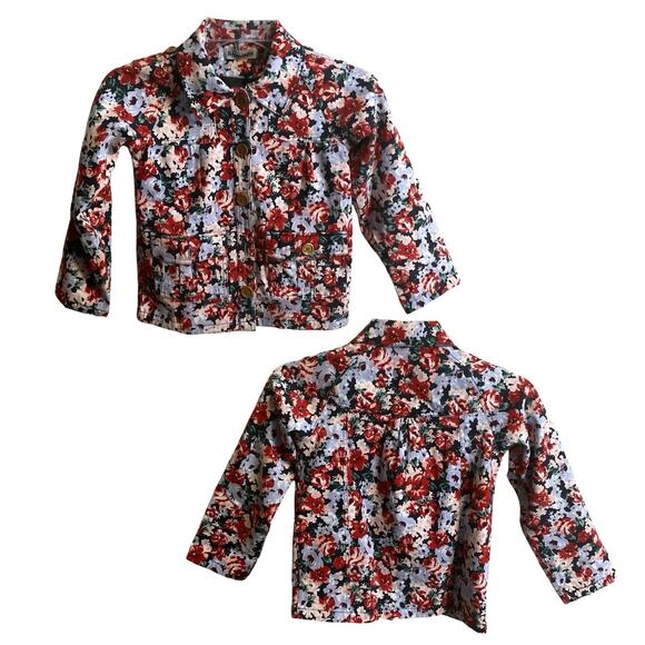 Sirmione Jacket Children's Jeans Set Girls Size 6T Jacket 5T Jeans Elastic Waist - Picture 9 of 14